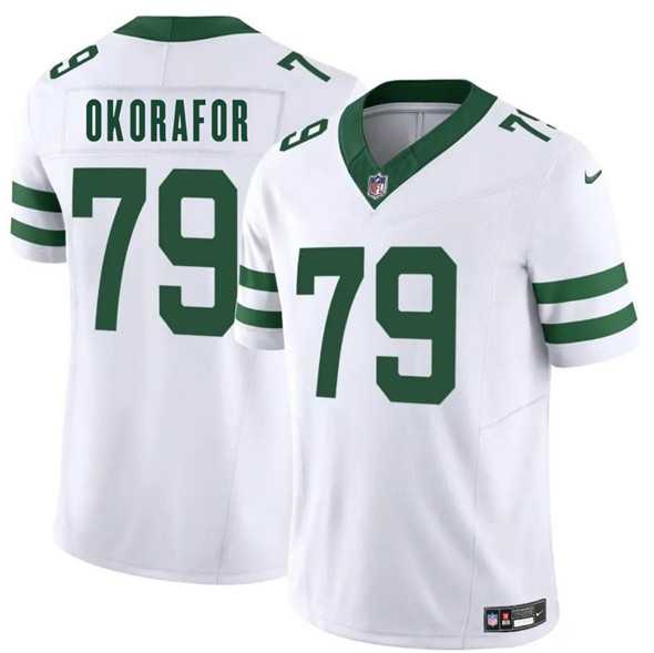 Men & Women & Youth New York Jets #79 Chukwuma Okorafor White 2025 F.U.S.E. Vapor Untouchable Limited Stitched Jersey->new york jets->NFL Jersey